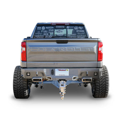 2019-2022 Chevrolet Silverado 1500 Octane Rear Bumper- No Parking Sensors Chassis Unlimited