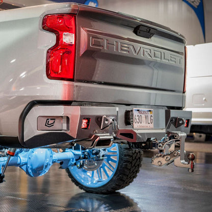 2019-2022 Chevrolet Silverado 1500 Octane Rear Bumper- No Parking Sensors Chassis Unlimited