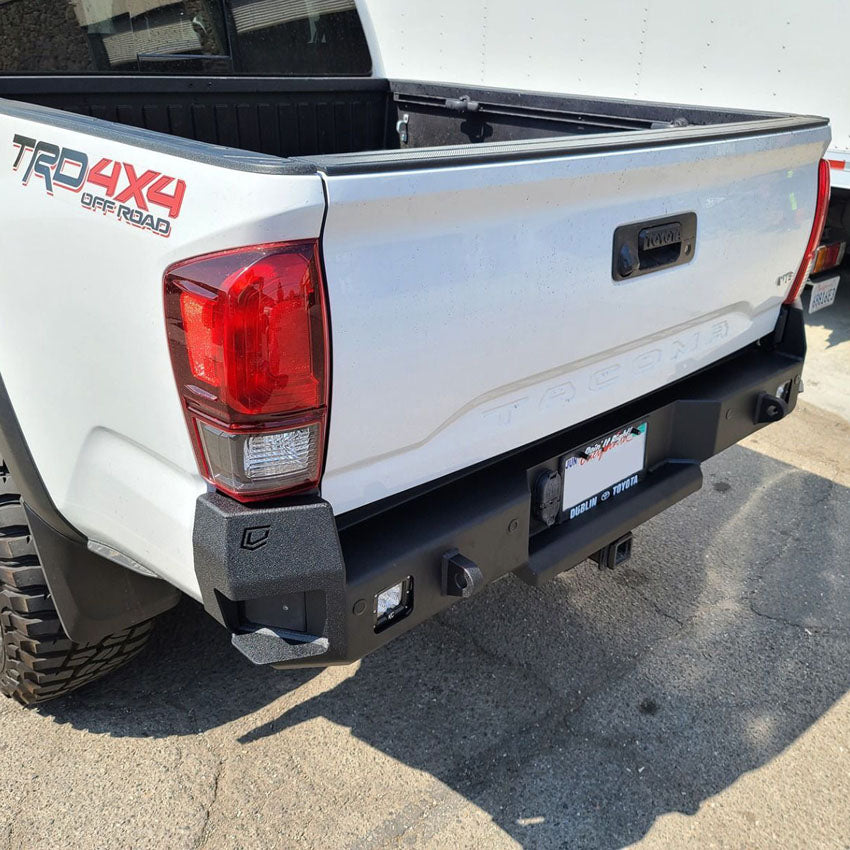 2016-2023 Toyota Tacoma Octane Rear Bumper- No Parking Sensors Chassis Unlimited