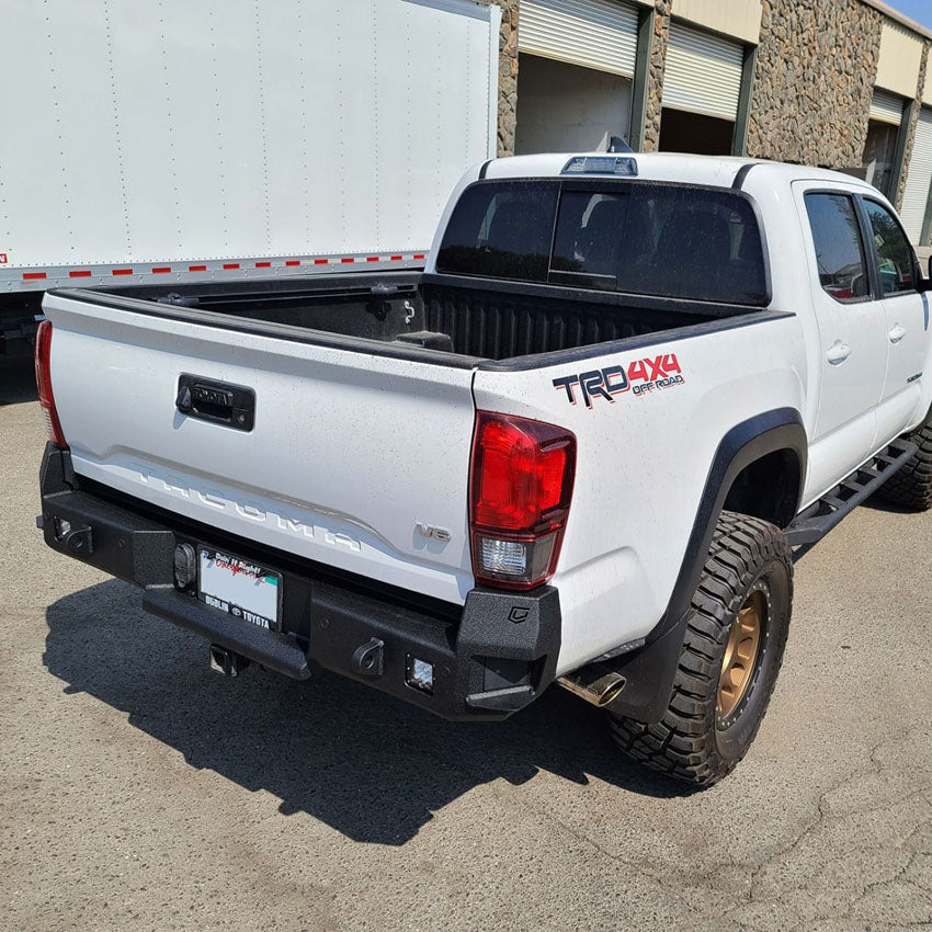 2016-2023 Toyota Tacoma Octane Rear Bumper- W/ Parking Sensors Chassis Unlimited