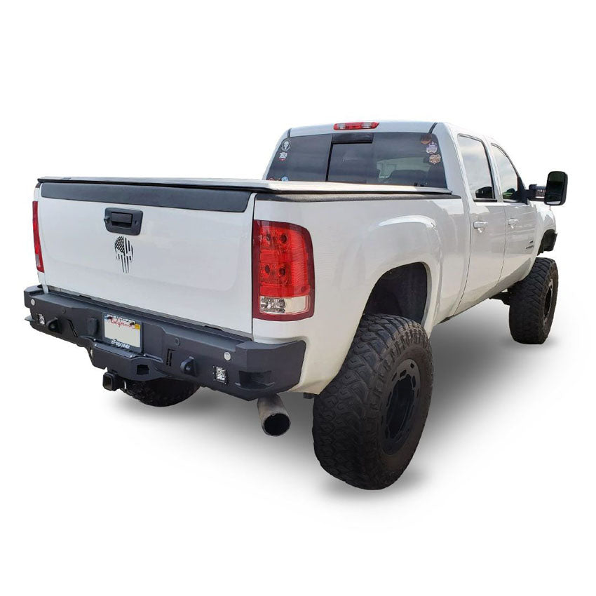 2015-2019 GMC Sierra 2500/3500 Octane Rear Bumper- No Parking Sensors Chassis Unlimited