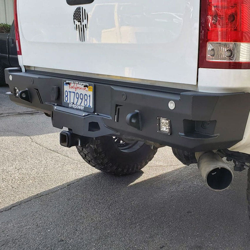 2015-2019 GMC Sierra 2500/3500 Octane Rear Bumper- No Parking Sensors Chassis Unlimited