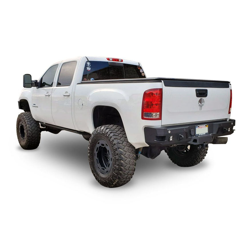 2007-2010 GMC 2500HD/3500HD Octane Rear Bumper- No Parking Sensors Chassis Unlimited