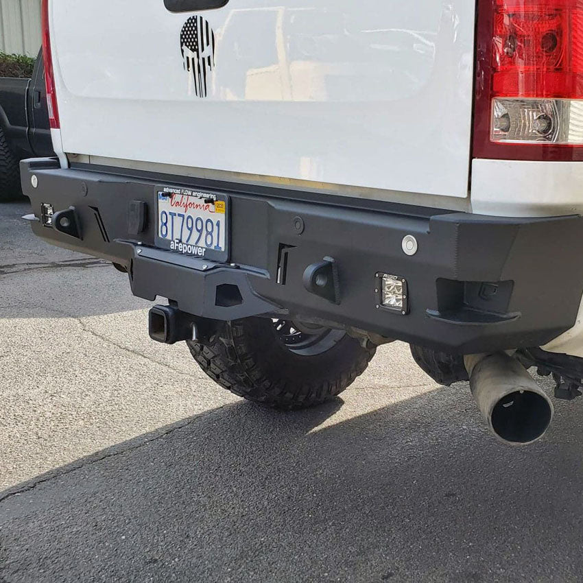 2007-2010 GMC 2500HD/3500HD Octane Rear Bumper- No Parking Sensors Chassis Unlimited