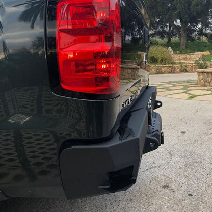 2014-2018 Chevy Silverado 1500 Octane Rear Bumper- No Parking Sensors Chassis Unlimited