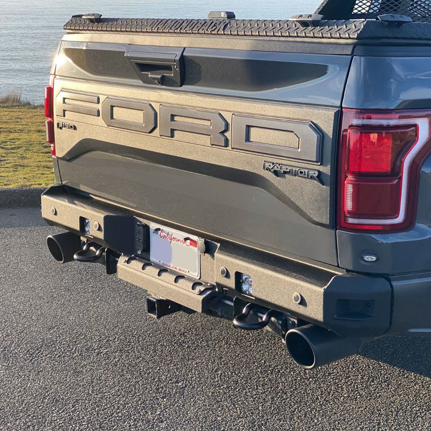 2017-2020 Ford Raptor Octane Rear Bumper-No Parking Sensors Chassis Unlimited