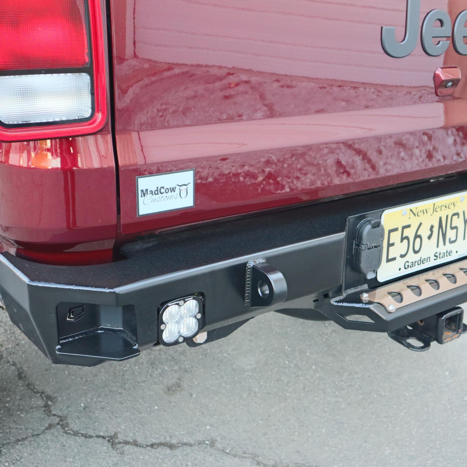 2020-2022 Jeep Gladiator JT Octane Rear Bumper-With Parking Sensors Chassis Unlimited