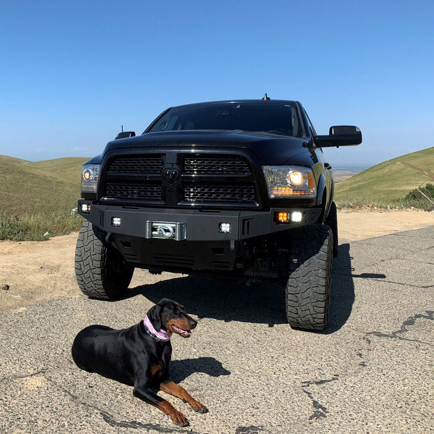 2010-2018 Ram 2500/3500 Octane Series Front Winch Bumper No Parking Sensors Chassis Unlimited