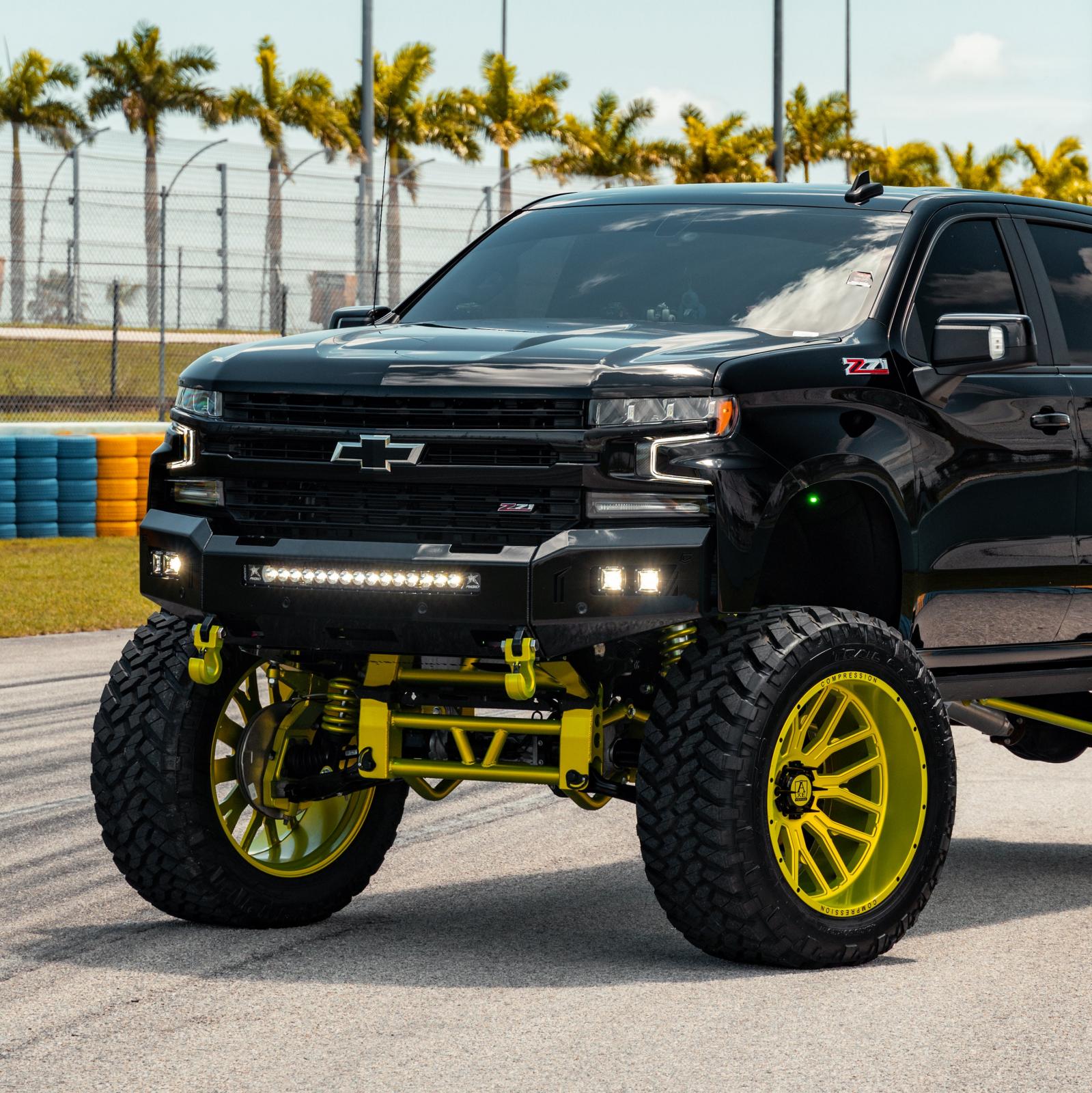 2019-2021 Chevrolet Silverado 1500 Octane Front Winch Bumper- No Parking Sensors Chassis Unlimited