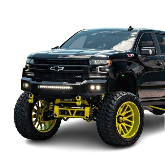 2019-2021 Chevrolet Silverado 1500 Octane Front Winch Bumper- With Parking Sensors Chassis Unlimited