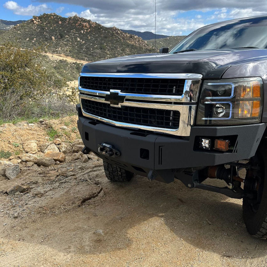 2007.5-2010 Chevrolet Silverado 2500/3500 Octane Front Winch Bumper Chassis Unlimited