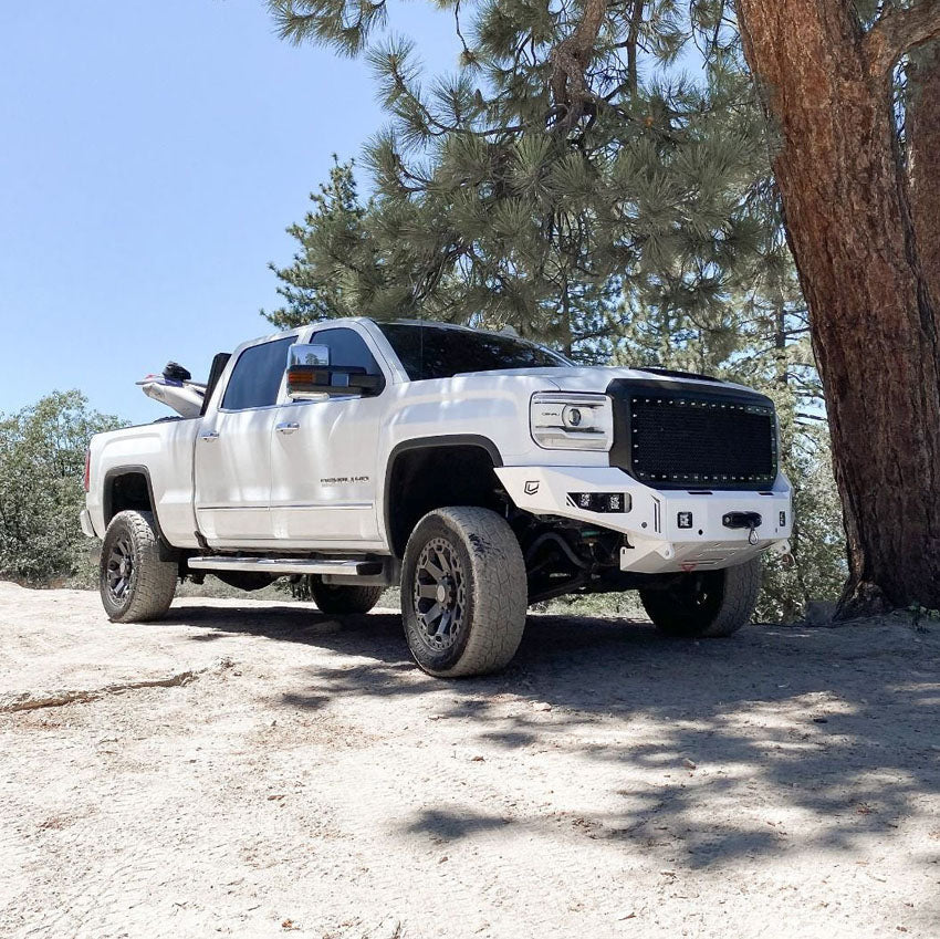 2015-2019 GMC 2500HD/3500HD Front Octane Winch Bumper- No Parking Sensors Chassis Unlimited