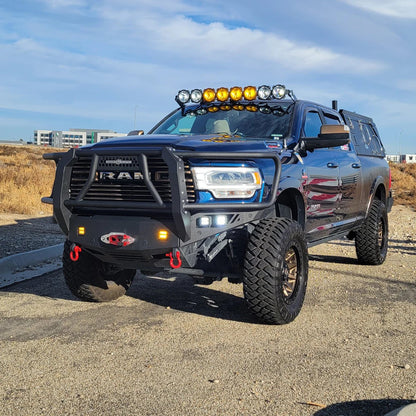 19-23 RAM 2500/3500 Octane Front Winch Bumper W/ Guard No Parking Sensors