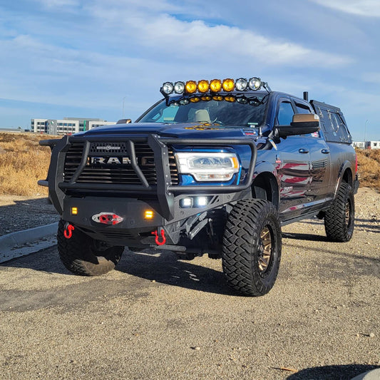 19-23 RAM 2500/3500 Octane Front Winch Bumper W/ Guard No Parking Sensors