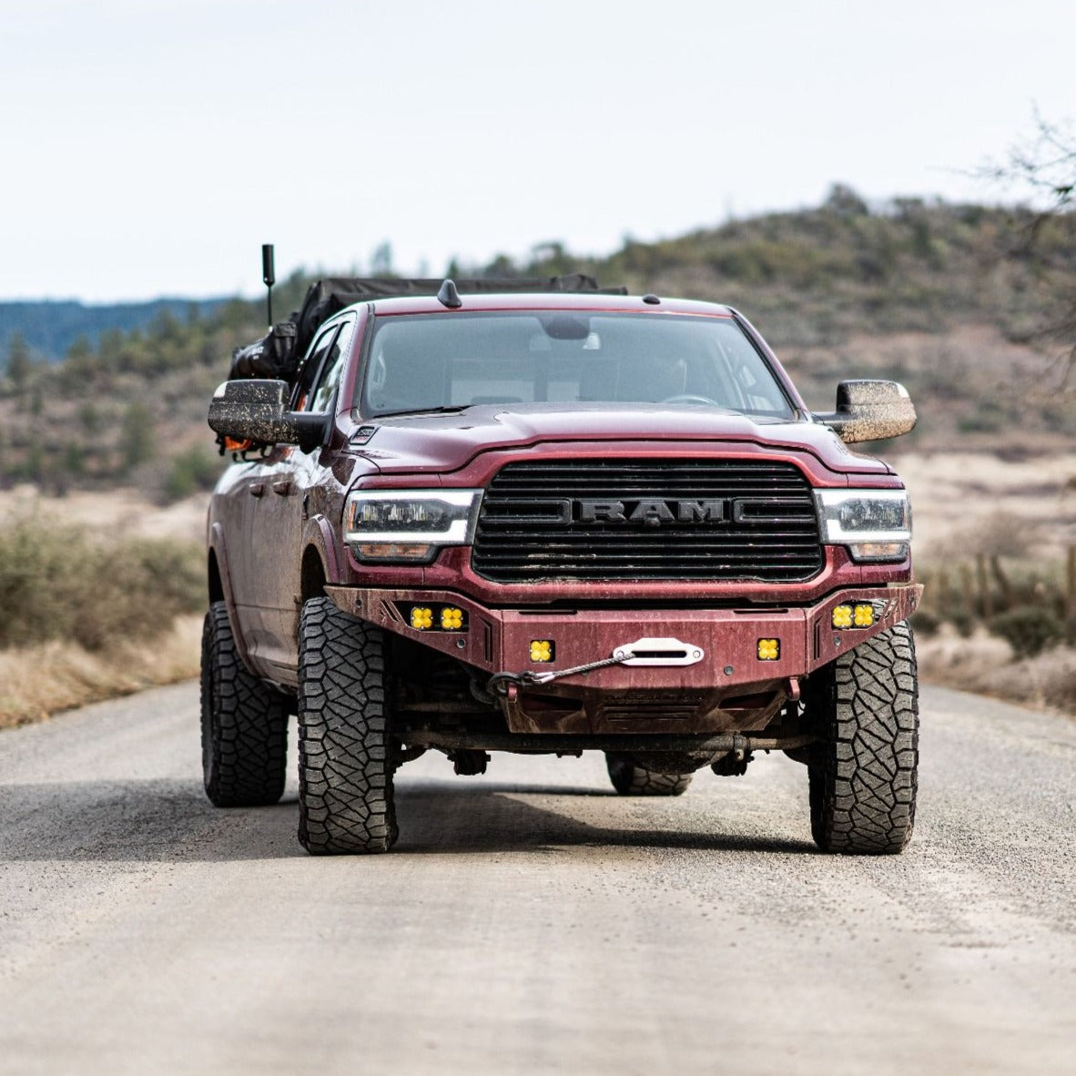 2019-2022 Ram 2500/3500 Octane Series Front Winch Bumper W/ Parking Sensors Chassis Unlimited