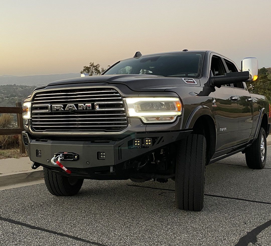 2019-2022 Ram 2500/3500 Octane Series Front Winch Bumper W/ Parking Sensors Chassis Unlimited