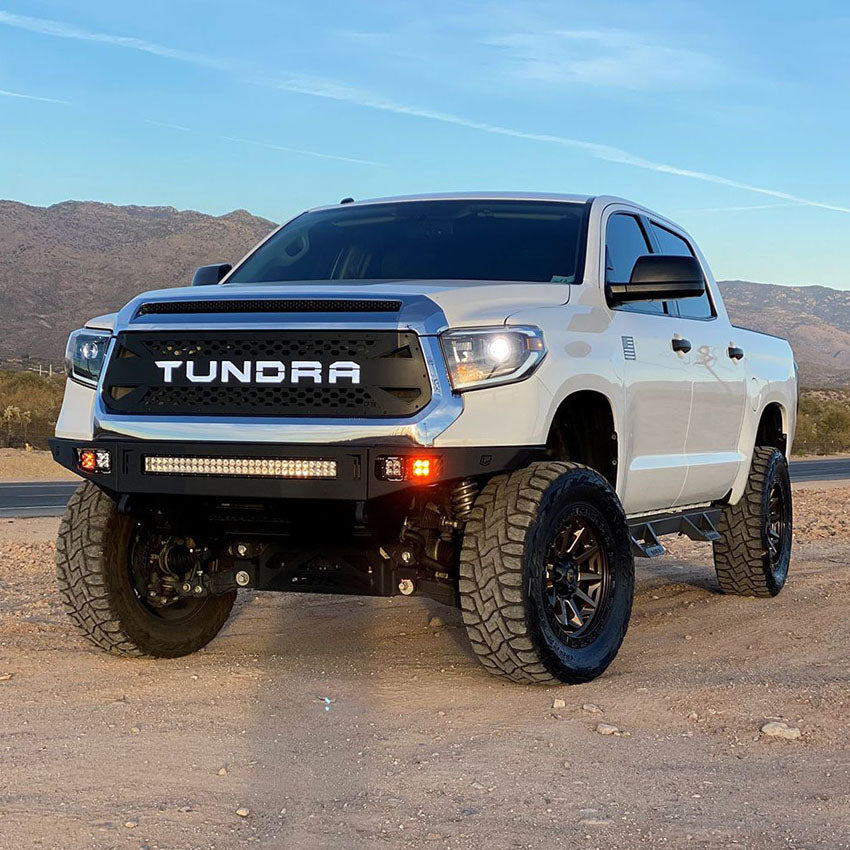 2014-2021 Toyota Tundra Octane Front Winch Bumper W/ Parking Sensors Chassis Unlimited