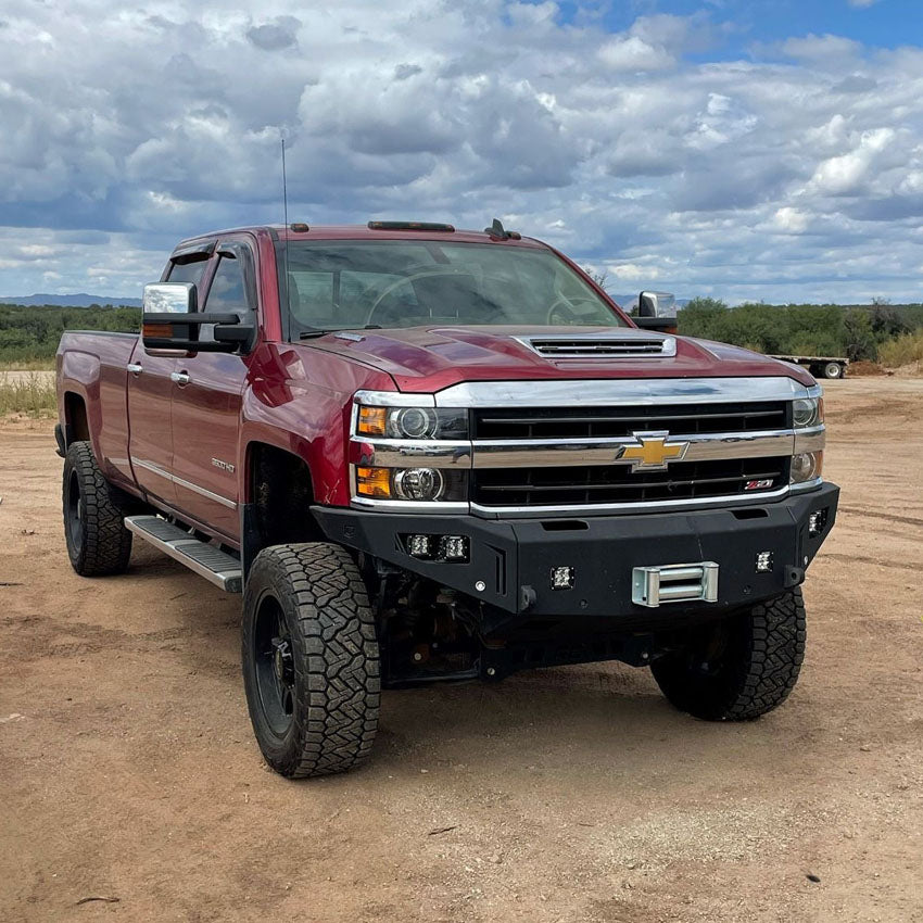 2015-2019 Chevy Silverado 2500/3500 Octane Front Winch Bumper- No Parking Sensors Chassis Unlimited