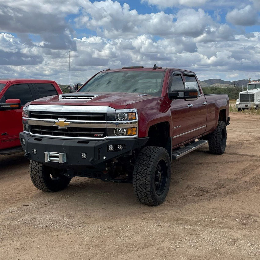 2015-2019 Chevy Silverado 2500/3500 Octane Front Winch Bumper- No Parking Sensors Chassis Unlimited