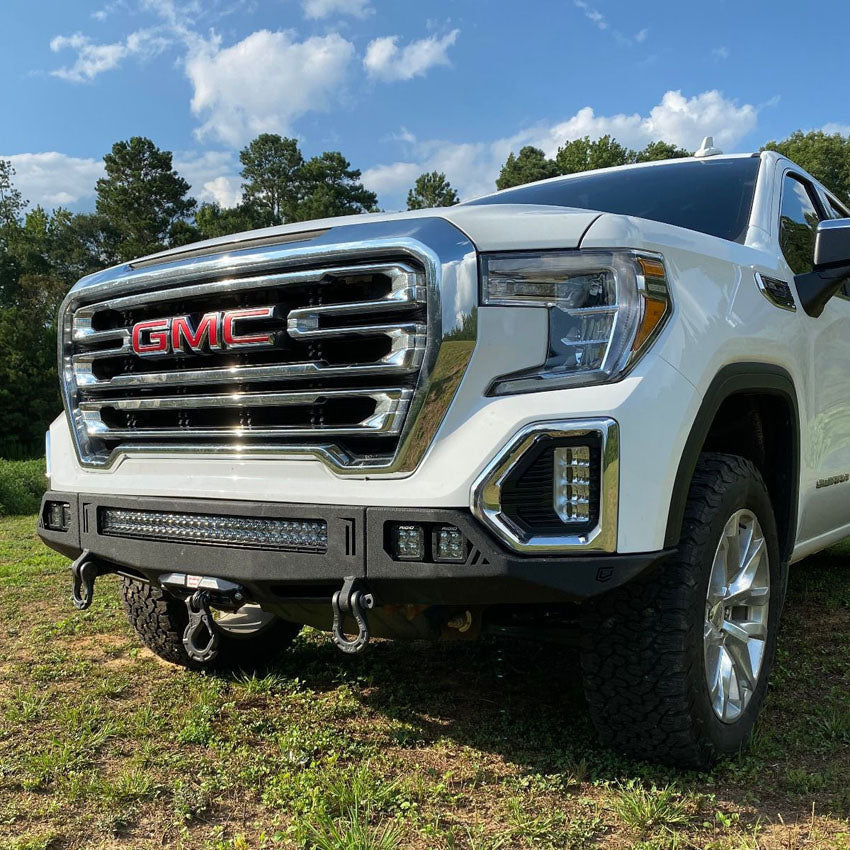 2019-2021 Sierra 1500 Octane Front Winch Bumper No Parking Sensors