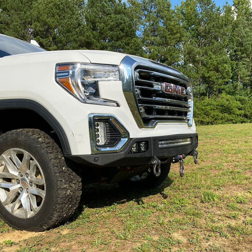 2019-2021 Sierra 1500 Octane Front Winch Bumper With Parking Sensors