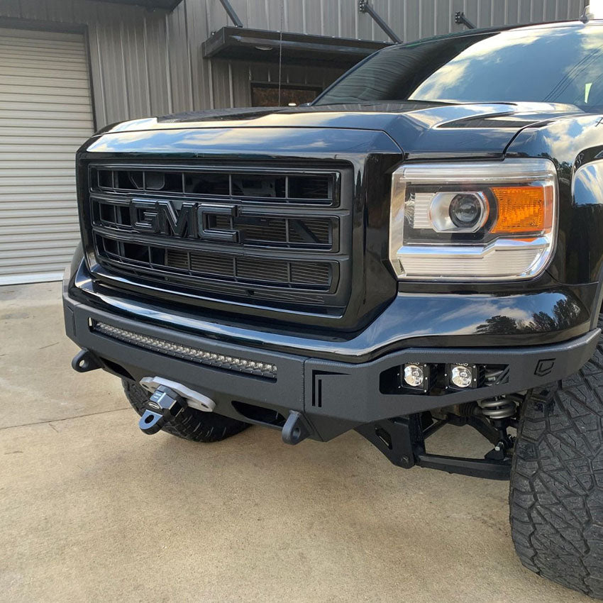 2014-2015 GMC Sierra 1500 Octane Front Winch Bumper- No Parking Sensors Chassis Unlimited