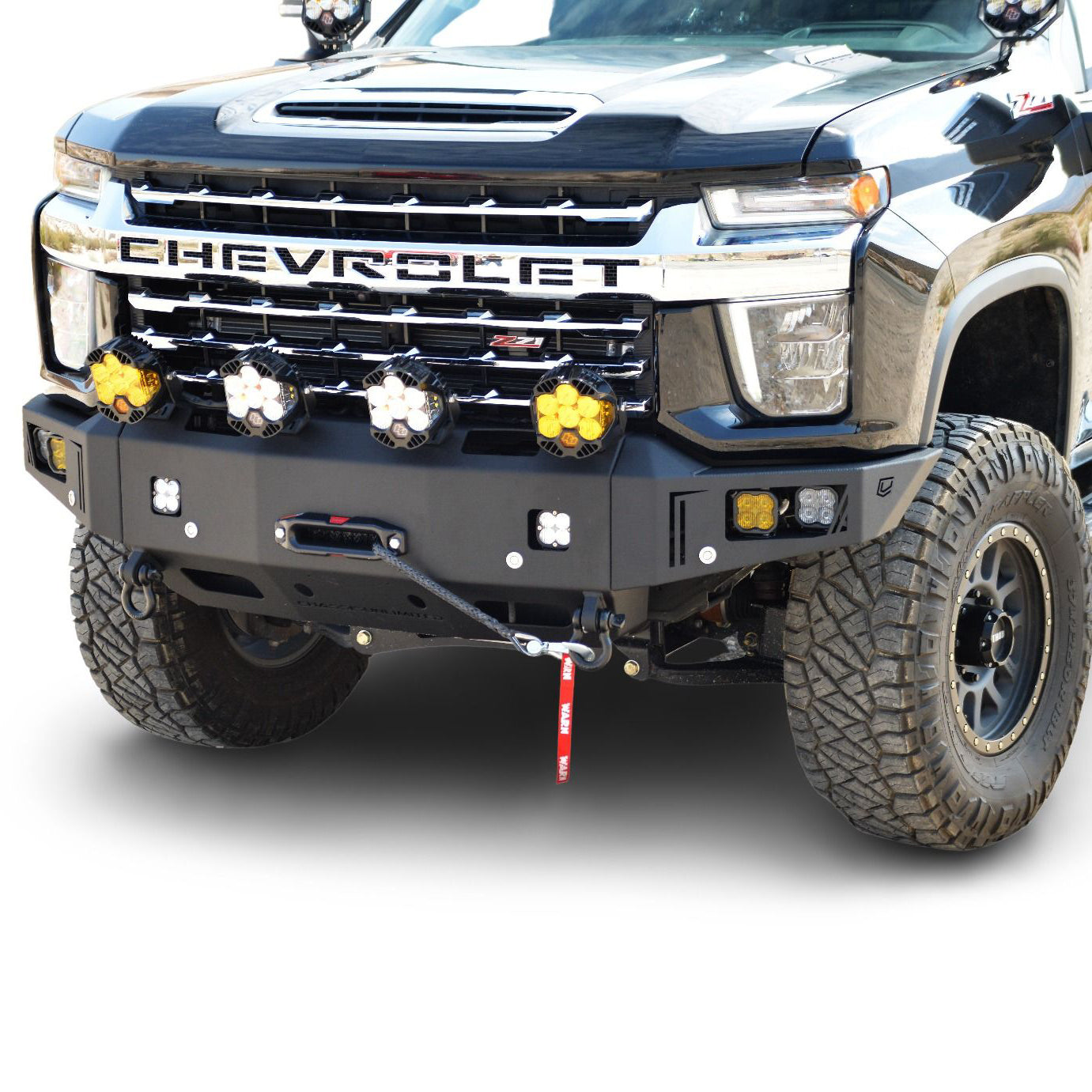 2020-2023 Chevrolet Silverado 2500/3500 Octane Front Winch Bumper- No Parking Sensors Chassis Unlimited