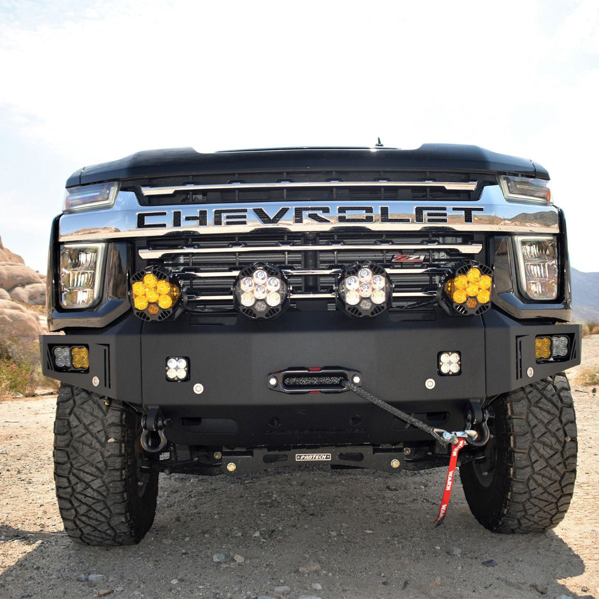 2020-2023 Chevrolet Silverado 2500/3500 Octane Front Winch Bumper- No Parking Sensors Chassis Unlimited