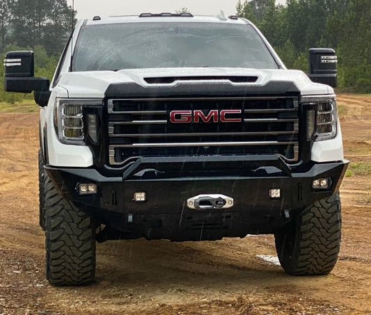 2020-2023 GMC Sierra 2500/3500 Octane Front Winch Bumper- No Parking Sensors Chassis Unlimited