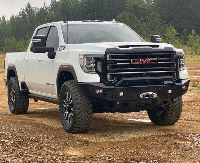 2020-2023 GMC Sierra 2500/3500 Octane Front Winch Bumper- With Parking Sensors Chassis Unlimited