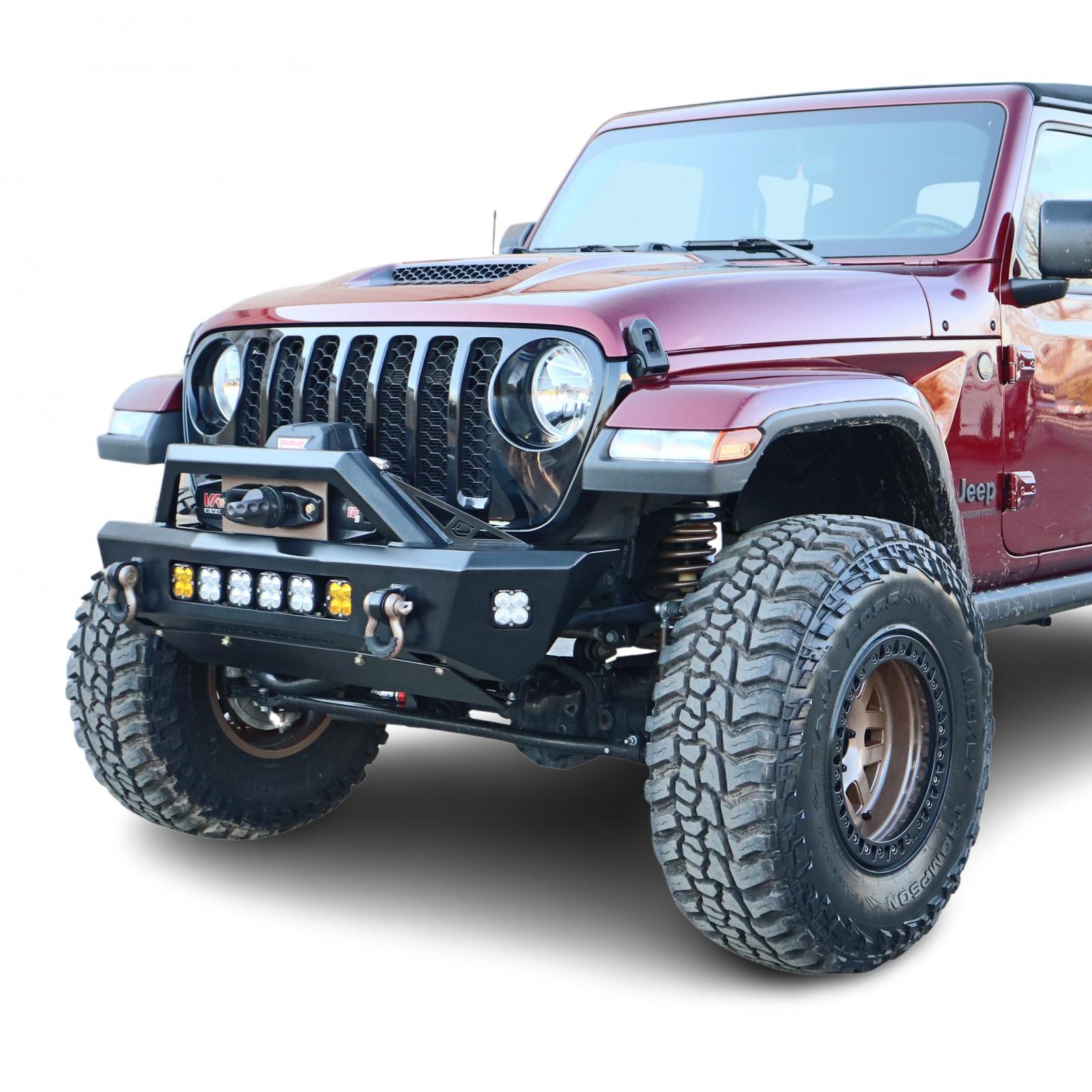 2020-2022 Jeep Gladiator JT and Jeep Wrangler JL Octane Front Bumper Chassis Unlimited