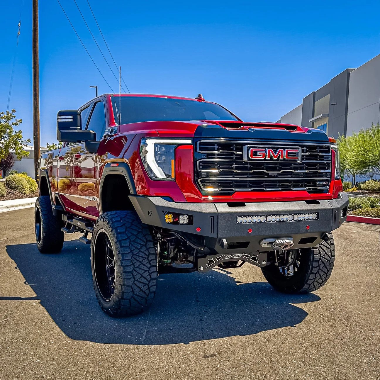 2024+ Sierra 2500/3500 Octane Series Front Winch Bumper  No Parking Sensors