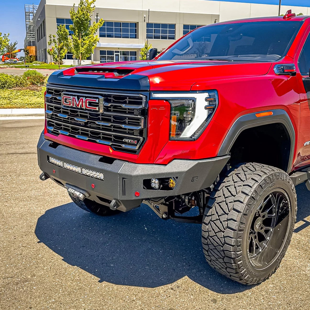 2024+ Sierra 2500/3500 Octane Series Front Winch Bumper  No Parking Sensors