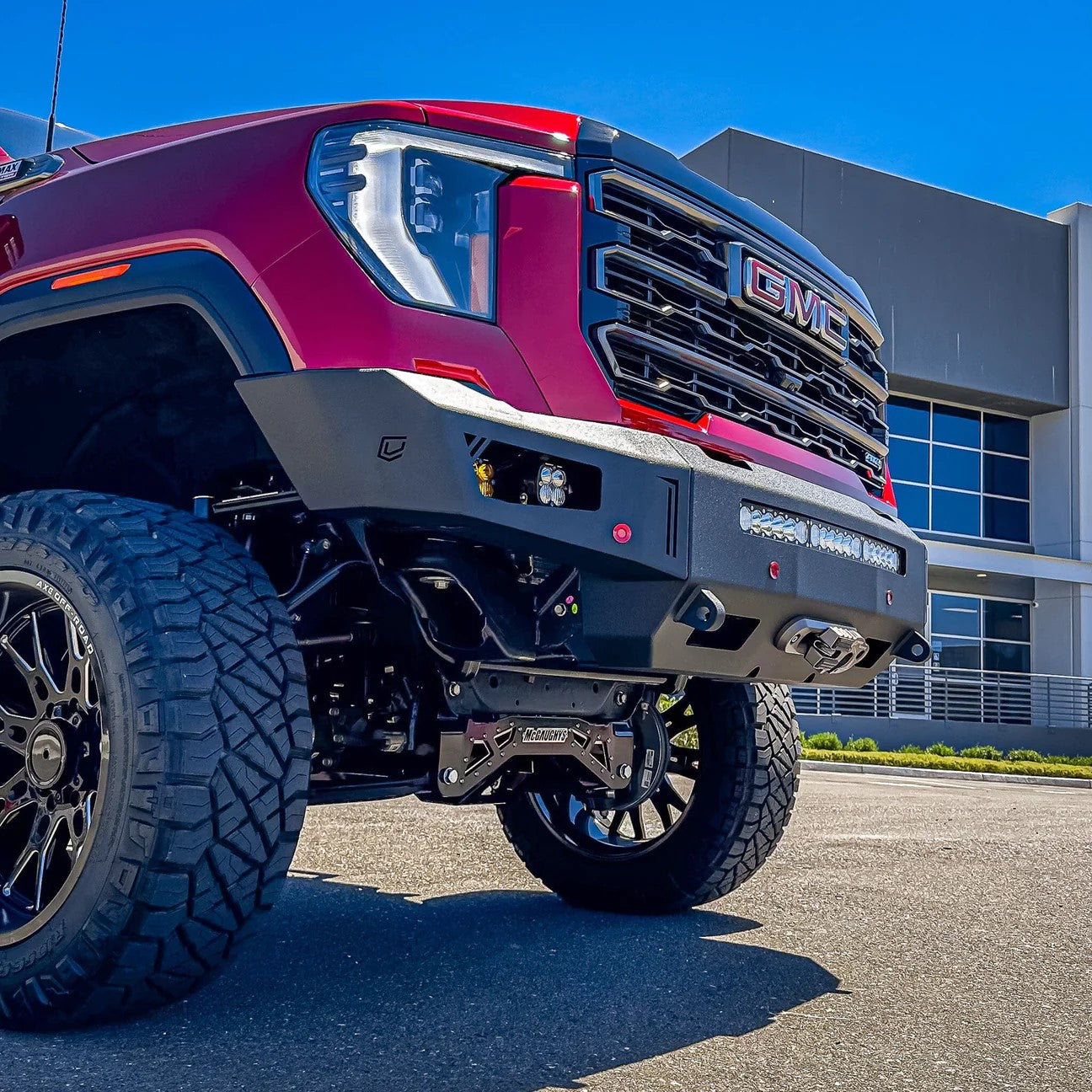 2024+ Sierra 2500/3500 Octane Series Front Winch Bumper  No Parking Sensors