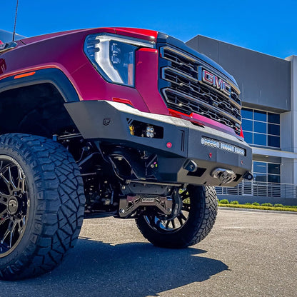 2024+ Sierra 2500/3500 Octane Series Front Winch Bumper  No Parking Sensors