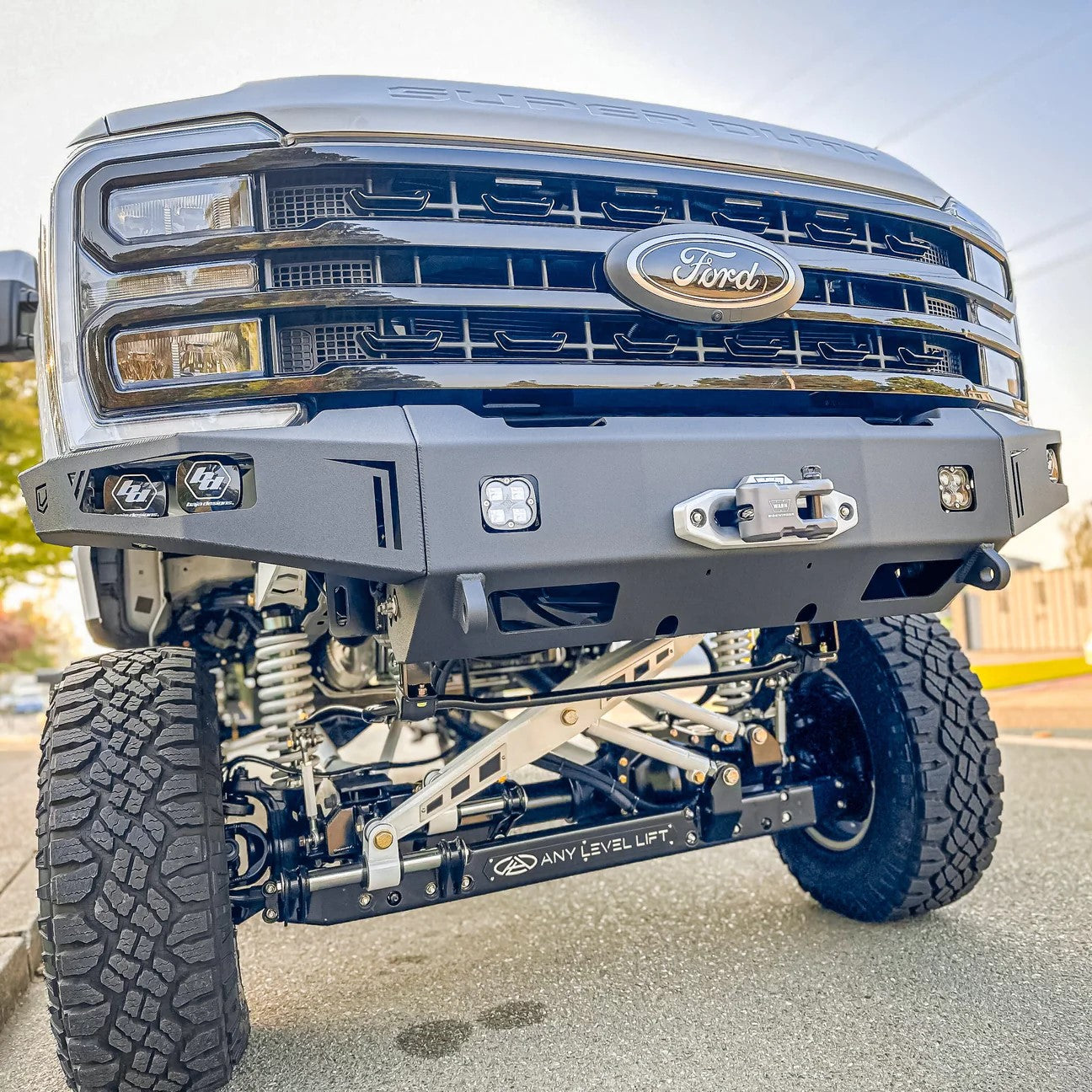 2023-Present Ford Superduty F250/F350 Octane Series Front Winch Bumper Raw Steel Chassis Unlimited