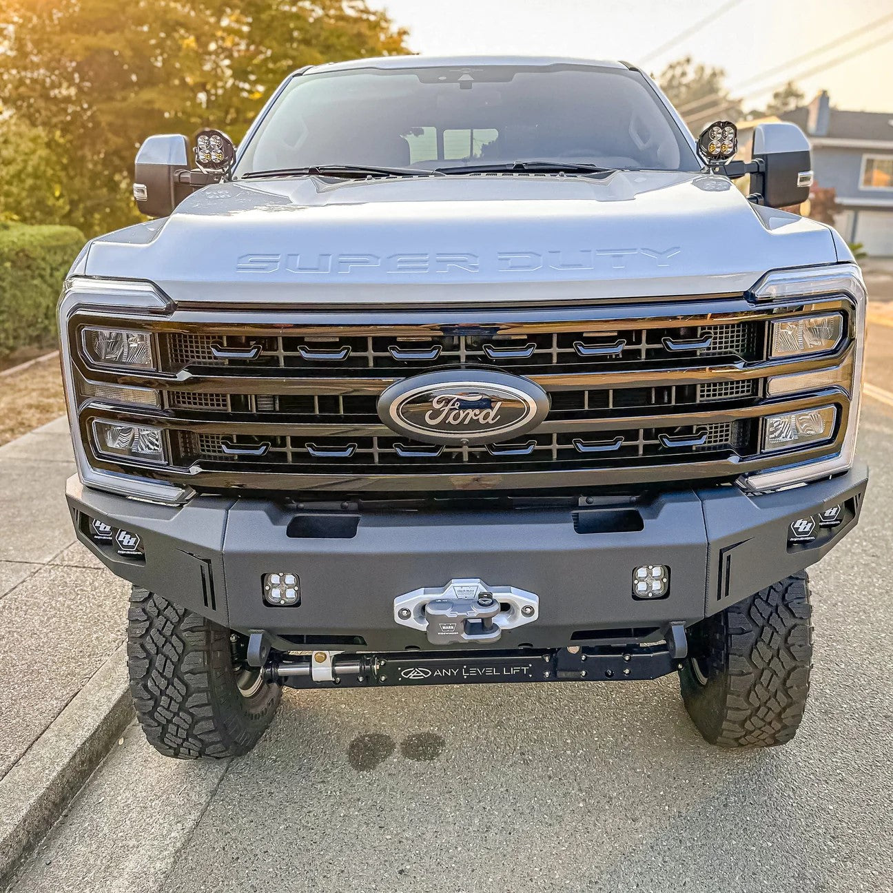 2023-Present Ford Superduty F250/F350 Octane Series Front Winch Bumper Black Powdercoat Chassis Unlimited