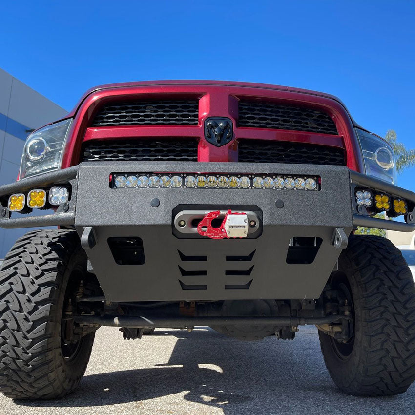 2010-2018 Ram 2500/3500 Diablo Front Winch Bumper No Parking Sensors Chassis Unlimited