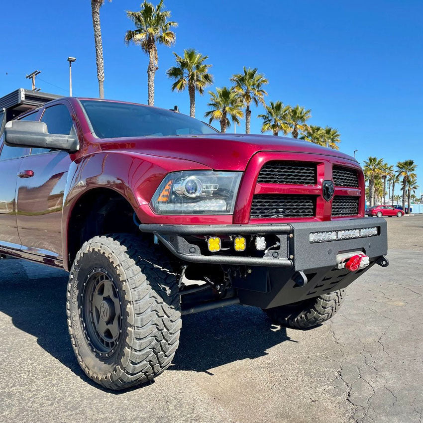 2010-2018 Ram 2500/3500 Diablo Front Winch Bumper No Parking Sensors Chassis Unlimited