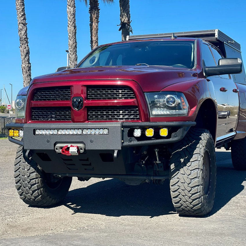 2010-2018 Ram 2500/3500 Diablo Front Winch Bumper No Parking Sensors Chassis Unlimited