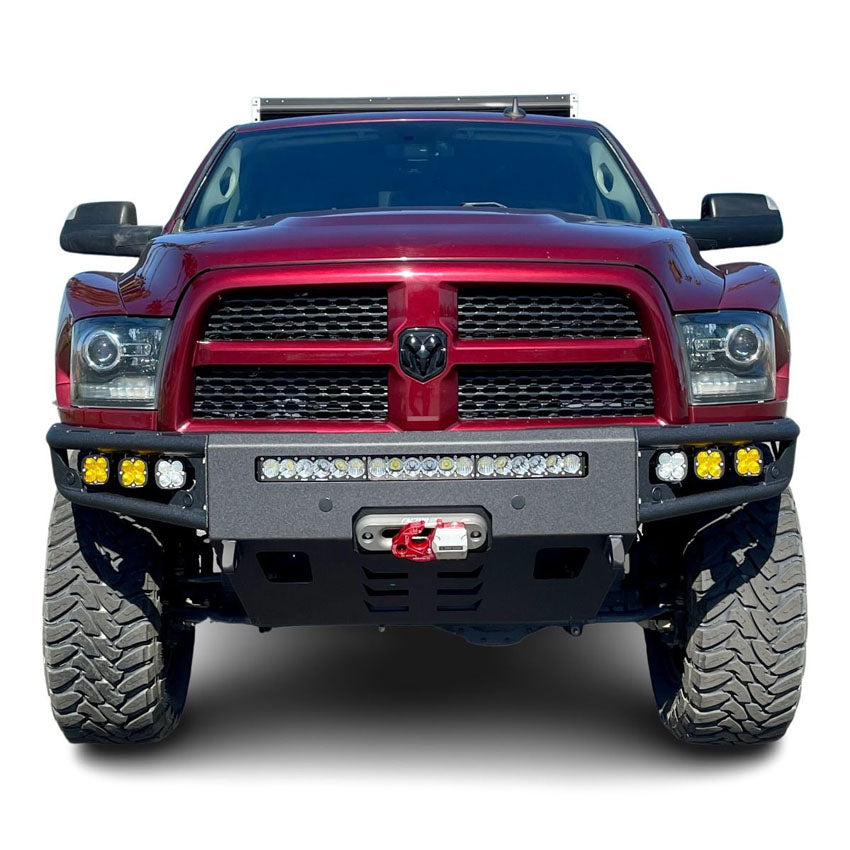 2010-2018 Ram 2500/3500 Diablo Front Winch Bumper W/ Parking Sensors Chassis Unlimited