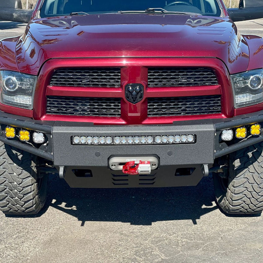 2010-2018 Ram 2500/3500 Diablo Front Winch Bumper W/ Parking Sensors Chassis Unlimited