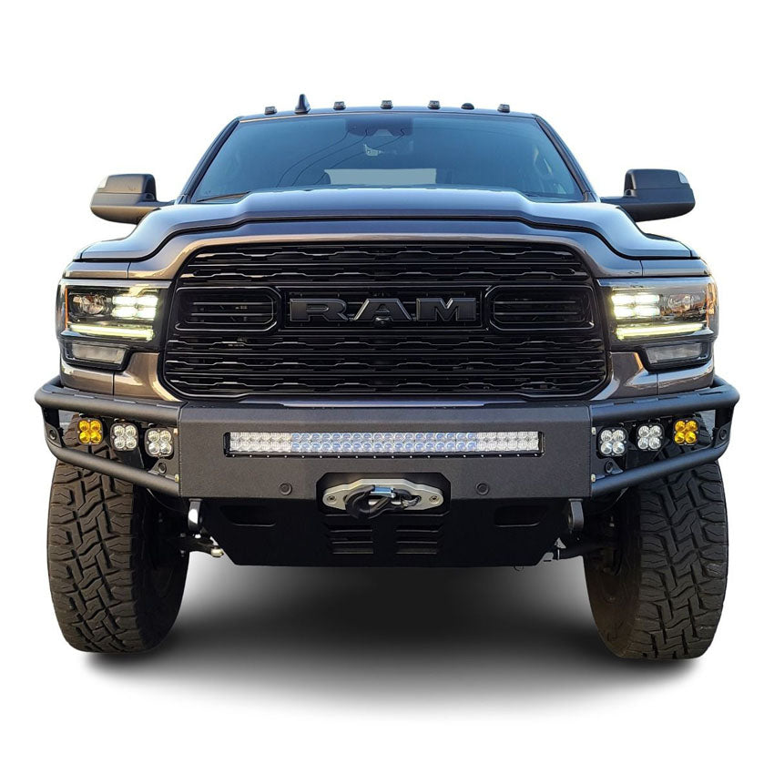 2019-2023 RAM 2500/3500 Diablo Front Winch Bumper-With Parking Sensors Chassis Unlimited