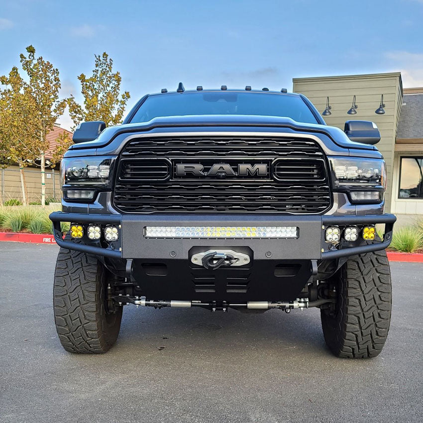 2019-2023 RAM 2500/3500 Diablo Front Winch Bumper-With Parking Sensors Chassis Unlimited