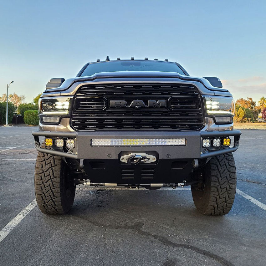 2019-2023 RAM 2500/3500 Diablo Front Winch Bumper-With Parking Sensors Chassis Unlimited