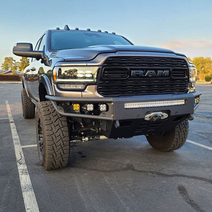 2019-2023 RAM 2500/3500 Diablo Front Winch Bumper-With Parking Sensors Chassis Unlimited