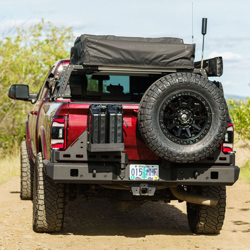 2010-2023 Ram 2500/3500 High Clearance Dual Swing Out Rear Bumper W/ Parking Sensors Chassis Unlimited