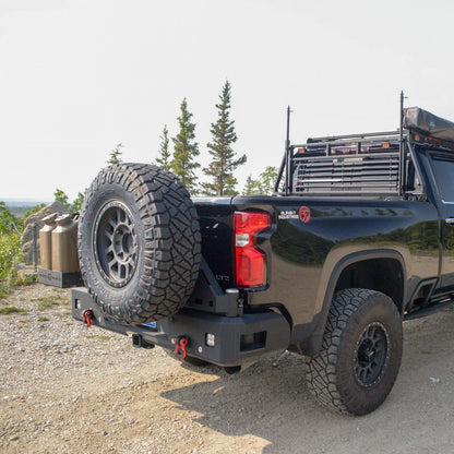 2020-2023 Silverado/Sierra 2500/3500 Octane Dual Swing Out Rear Bumper No Parking Sensors Chassis Unlimited