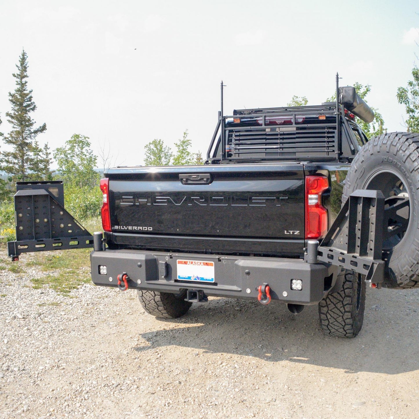 2020-2023 Silverado/Sierra 2500/3500 Octane Dual Swing Out Rear Bumper With Parking Sensors Chassis Unlimited