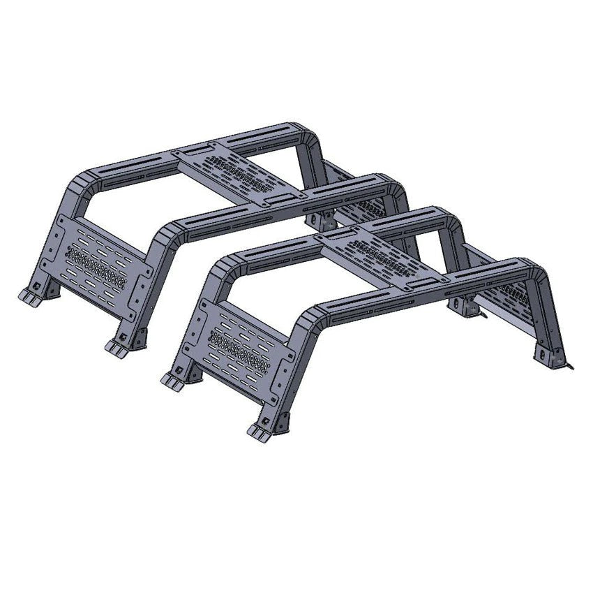 Thorax Bed Rack System Fits Diamon Back Covers 10-18 RAM 1500/2500/3500 12 Inch